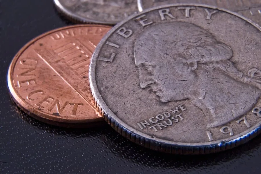 Three dimes together