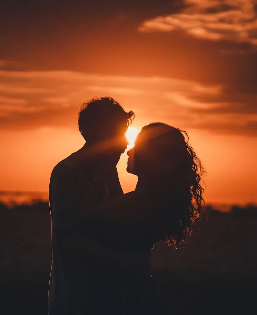 Couple in a sunset