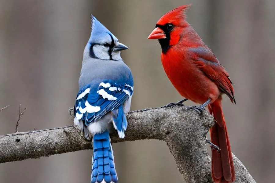 Seeing a Cardinal and Blue Jay Spiritual Meaning (Good)